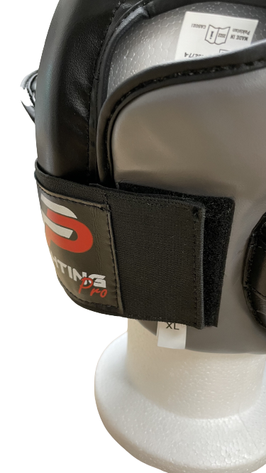 Casque de boxe protection menton et pommettes