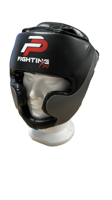 Casque de boxe protection menton et pommettes