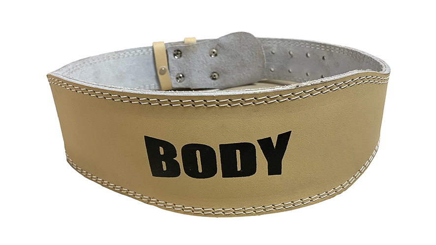 Ceinture musculation en cuir