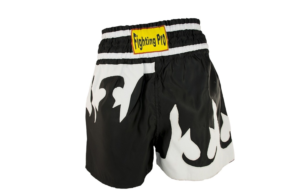 Short de boxe thaï Noir et Blanc - SH1700H